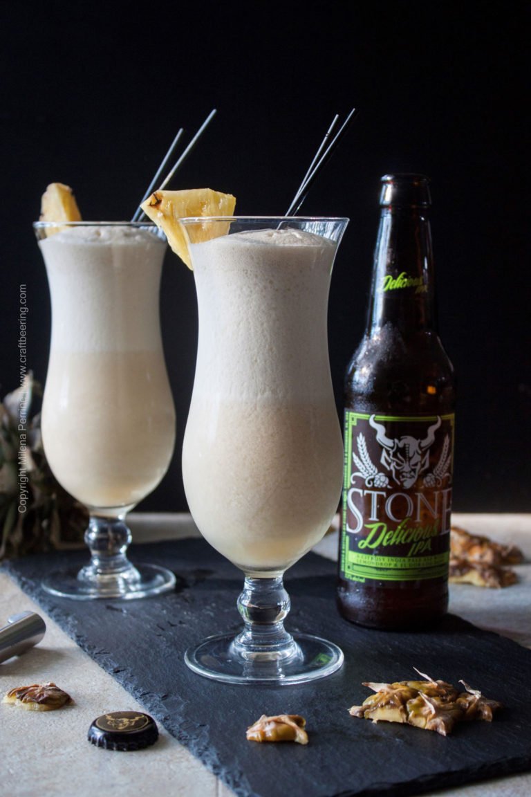 IPA Piña Colada (Craft Beer Version of the Classic Cocktail)